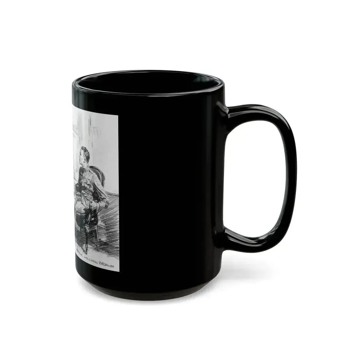 From Baseball to Boches, Collier's magazine interior illustration, May 11, 1918 - Black Coffee Mug - Go Mug Yourself