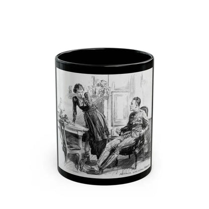 From Baseball to Boches, Collier's magazine interior illustration, May 11, 1918 - Black Coffee Mug - Go Mug Yourself