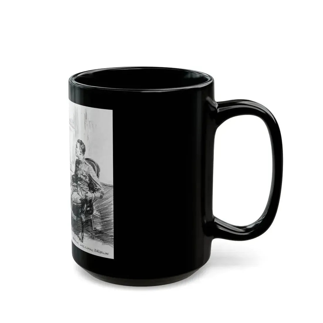 From Baseball to Boches, Collier's magazine interior illustration, May 11, 1918 - Black Coffee Mug - Go Mug Yourself