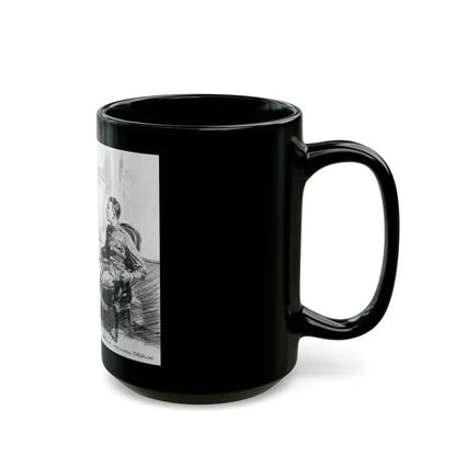 From Baseball to Boches, Collier's magazine interior illustration, May 11, 1918 - Black Coffee Mug - Go Mug Yourself