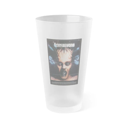 FROM BEYOND 1986 Movie Poster - Frosted Pint Glass 16oz-16oz-Frosted-Go Mug Yourself