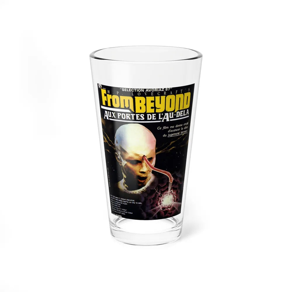 FROM BEYOND (FRENCH) 1986 Movie Poster - Pint Glass 16oz-16oz-Go Mug Yourself