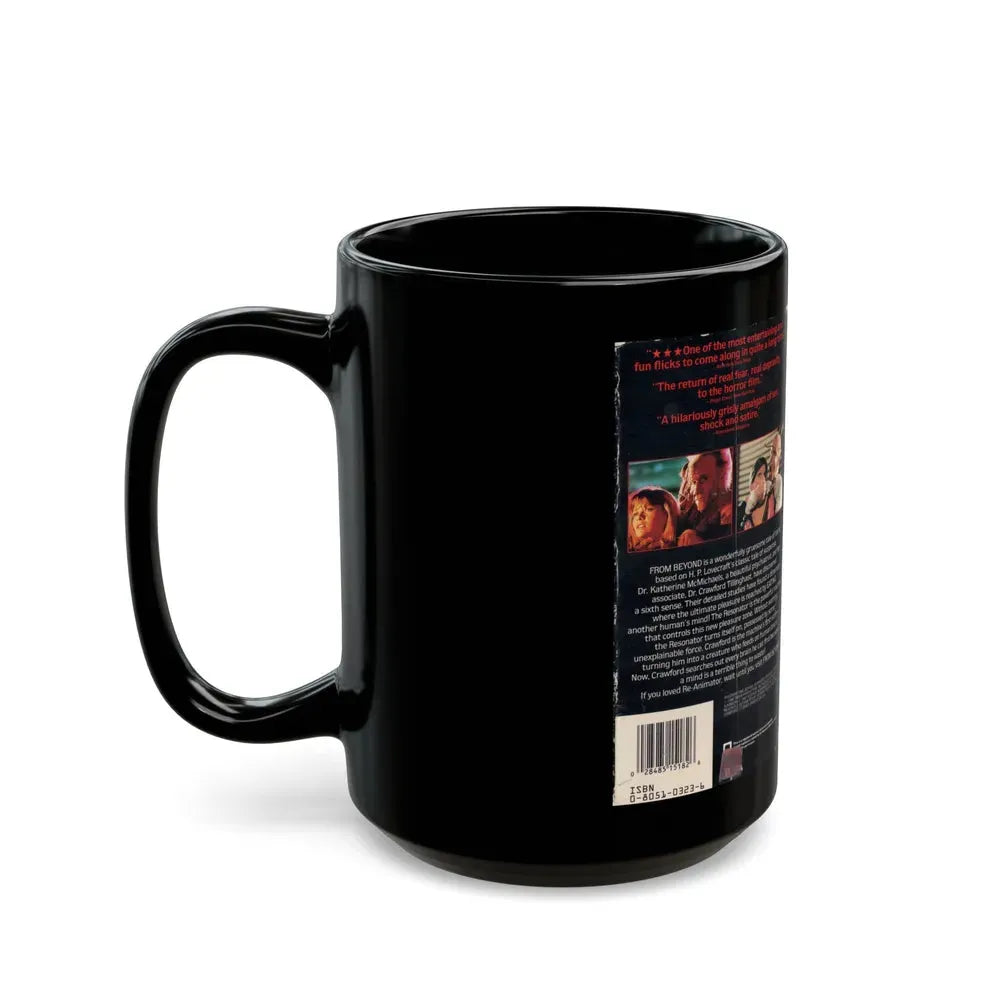 FROM BEYOND HP LOVECRAFT VESTRON (VHS COVER) - Black Coffee Mug - Go Mug Yourself