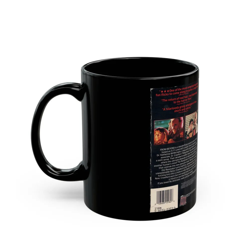 FROM BEYOND HP LOVECRAFT VESTRON (VHS COVER) - Black Coffee Mug-Go Mug Yourself