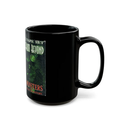 FROM BEYOND MONSTERS AND SCI FI MONSTERS (VHS COVER) - Black Coffee Mug-Go Mug Yourself