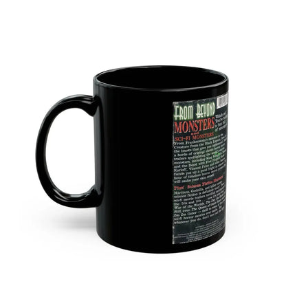 FROM BEYOND MONSTERS AND SCI FI MONSTERS (VHS COVER) - Black Coffee Mug - Go Mug Yourself
