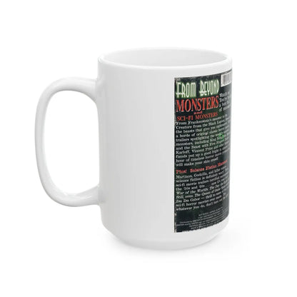 FROM BEYOND MONSTERS AND SCI FI MONSTERS (VHS COVER) - White Coffee Mug-Go Mug Yourself