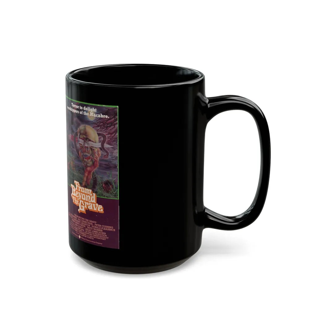 FROM BEYOND THE GRAVE (VHS COVER) - Black Coffee Mug-Go Mug Yourself