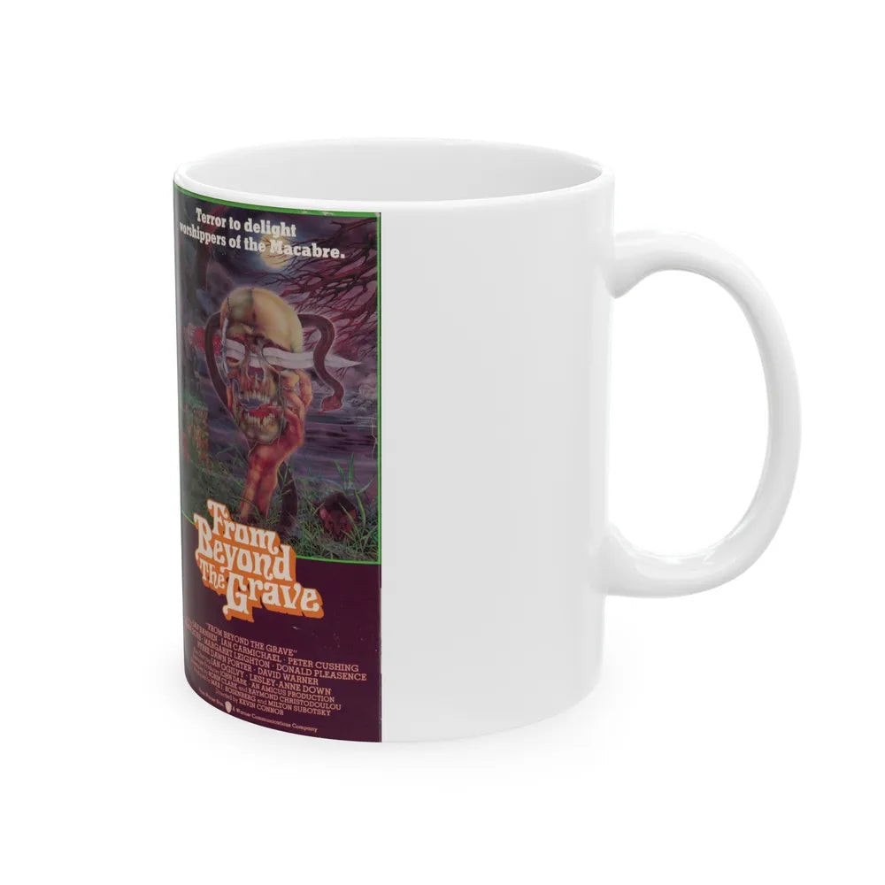 FROM BEYOND THE GRAVE (VHS COVER) - White Coffee Mug-Go Mug Yourself