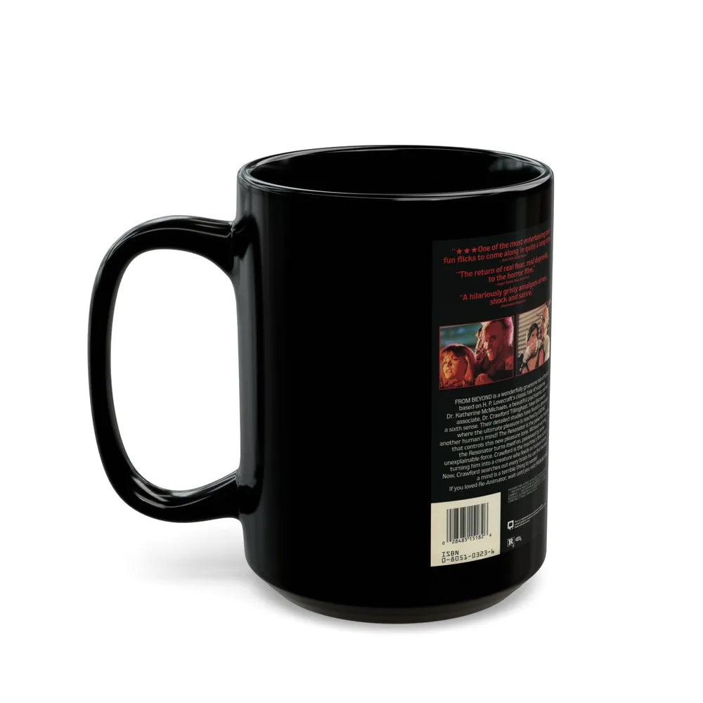 FROM BEYOND (VHS COVER) - Black Coffee Mug-Go Mug Yourself