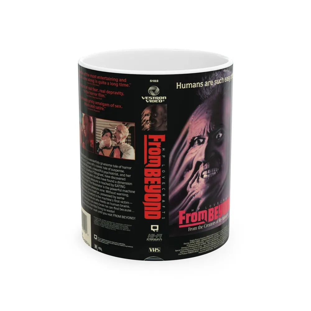 FROM BEYOND (VHS COVER) - White Coffee Mug-11oz-Go Mug Yourself