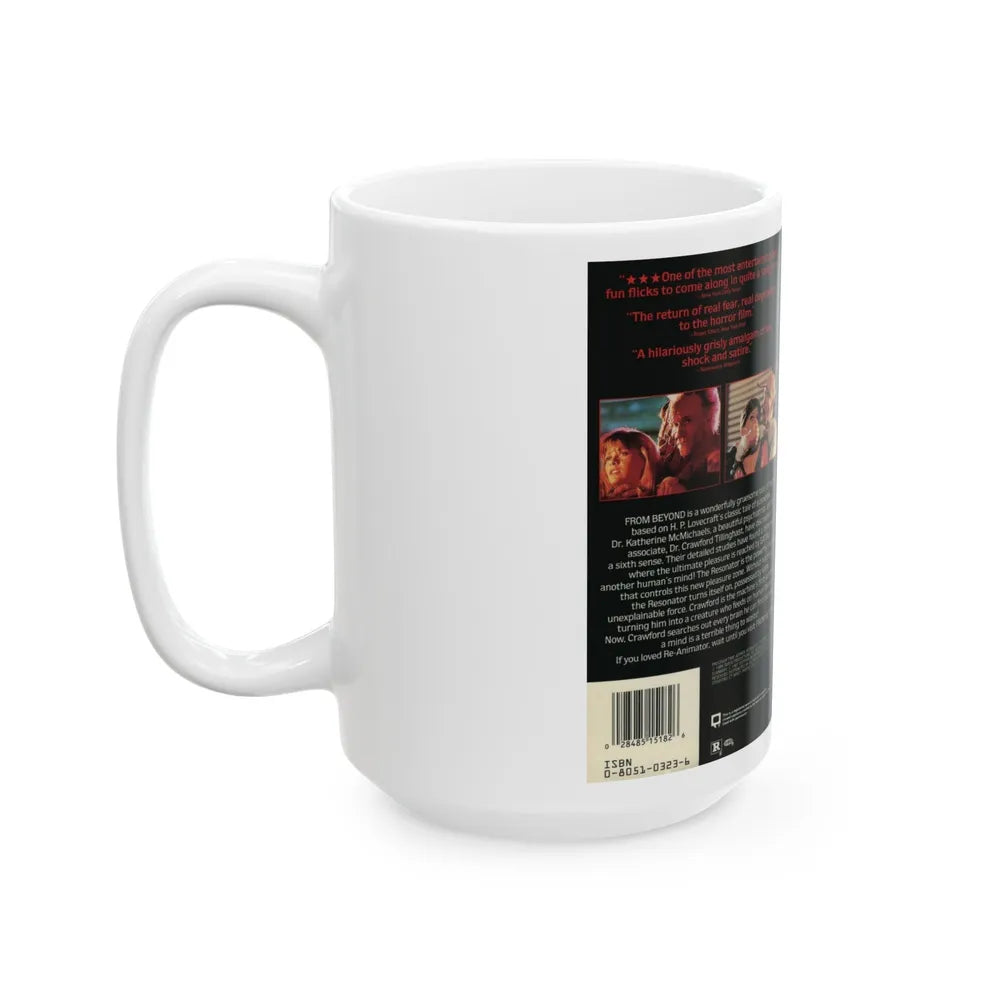 FROM BEYOND (VHS COVER) - White Coffee Mug-Go Mug Yourself