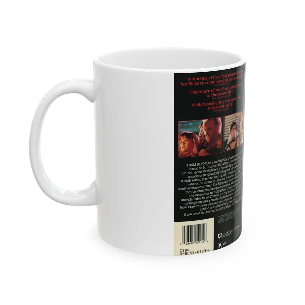 FROM BEYOND (VHS COVER) - White Coffee Mug-Go Mug Yourself