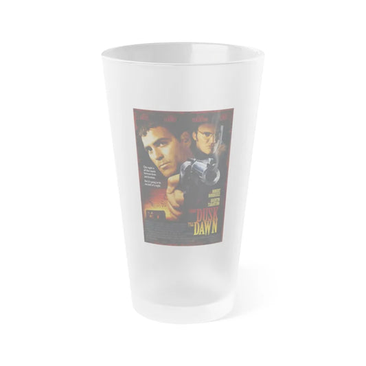 FROM DUSK TILL DAWN 1996 Movie Poster - Frosted Pint Glass 16oz-16oz-Frosted-Go Mug Yourself