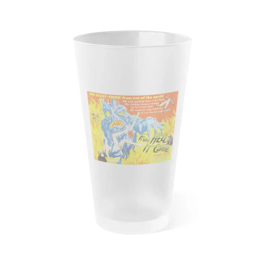 FROM HELL IT CAME (2) 1957 Movie Poster - Frosted Pint Glass 16oz 16oz Frosted - Go Mug Yourself