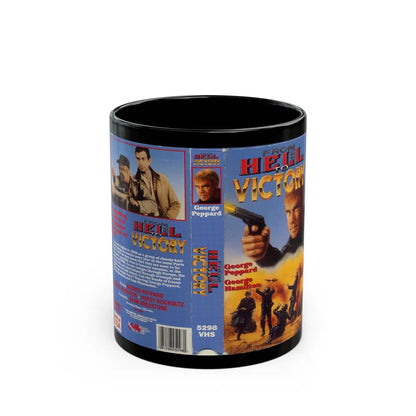 FROM HELL TO VICTORY (VHS COVER) - Black Coffee Mug-11oz-Go Mug Yourself