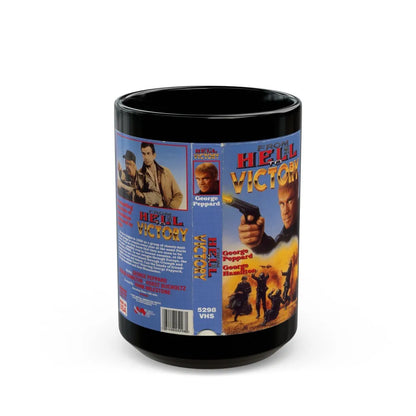 FROM HELL TO VICTORY (VHS COVER) - Black Coffee Mug-15oz-Go Mug Yourself