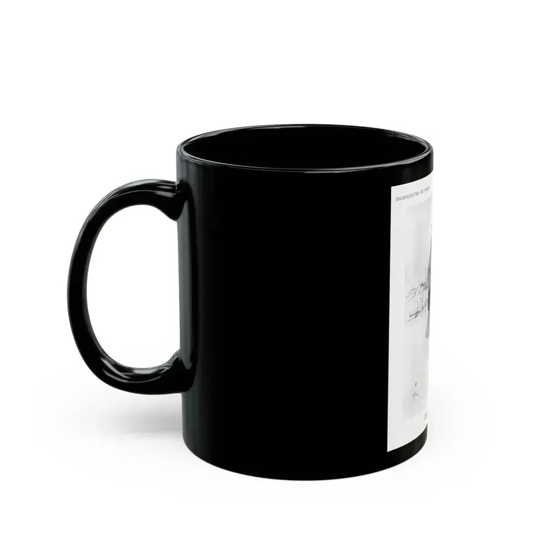 From the Jaye Oliver Archives, Charles Montaignet, 1945 - Black Coffee Mug - Go Mug Yourself