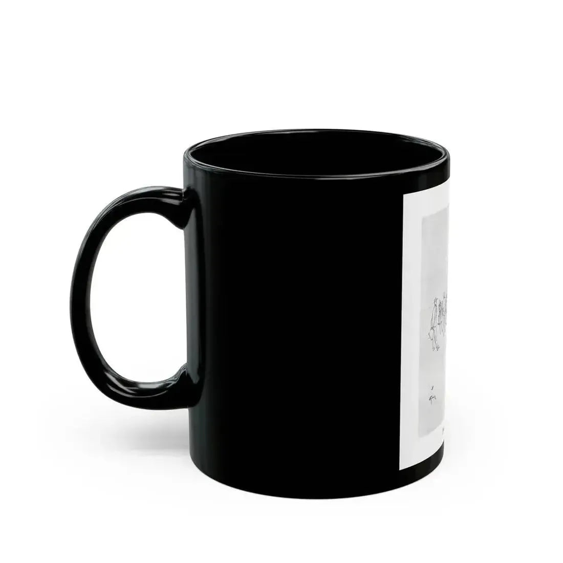 From the Jaye Oliver Archives, Jacques Costet, 1945 - Black Coffee Mug - Go Mug Yourself