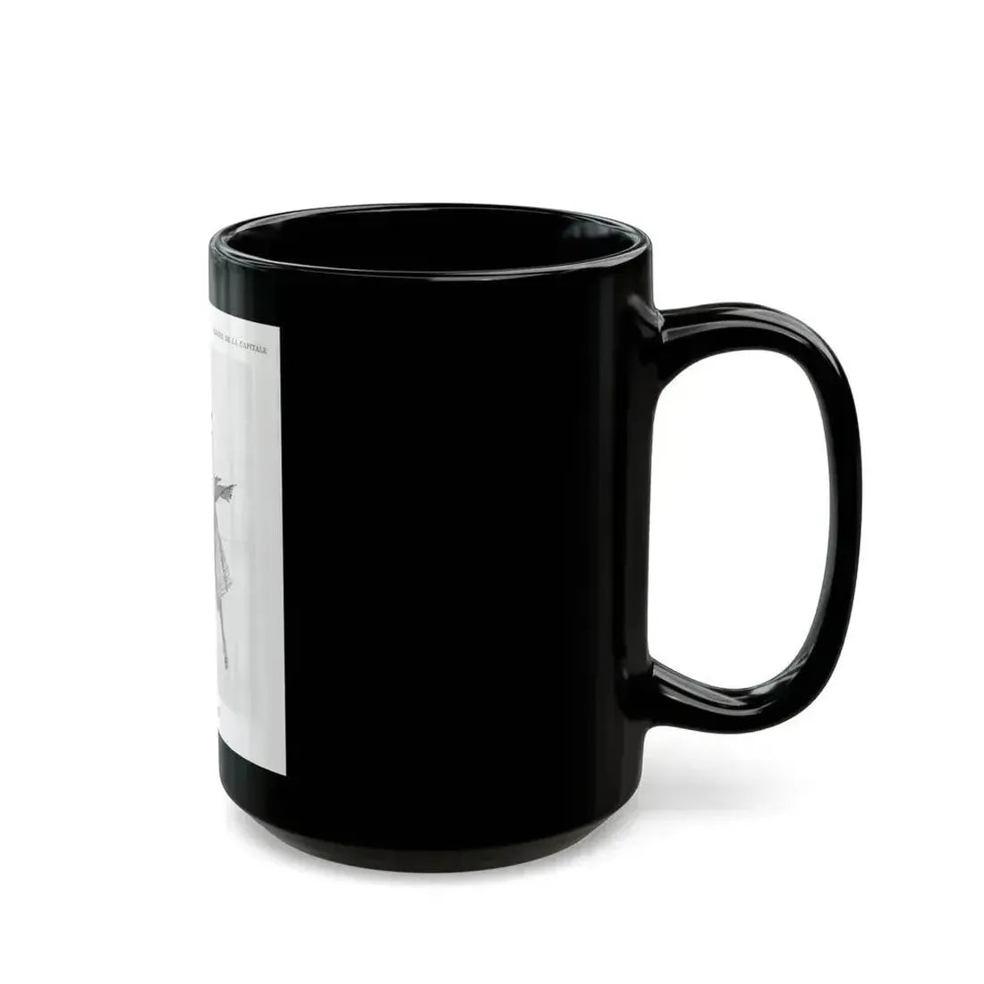 From the Jaye Oliver Archives, Jacques Costet, 1945 - Black Coffee Mug - Go Mug Yourself