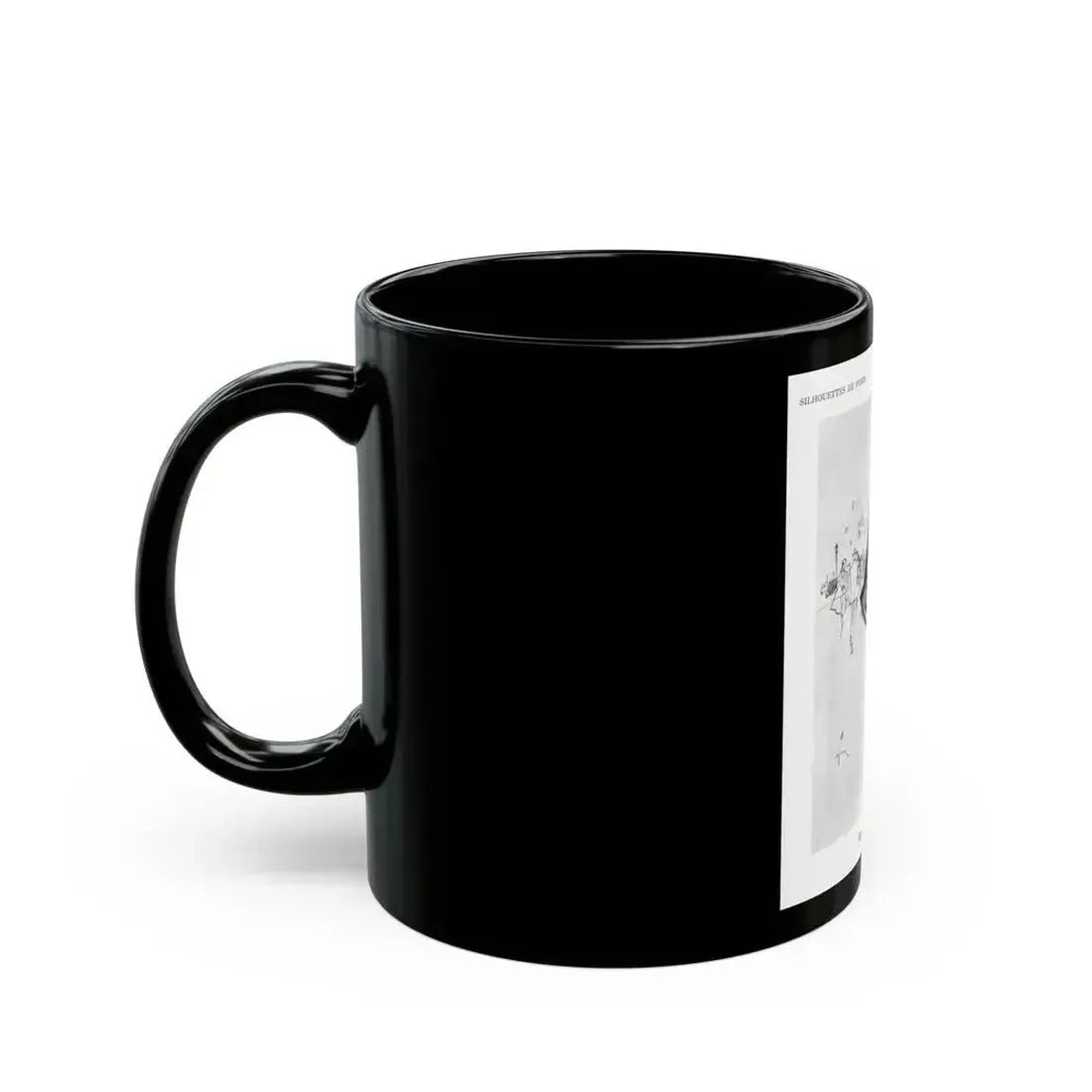 From the Jaye Oliver Archives, Jeanne Lafaurie, 1945 - Black Coffee Mug - Go Mug Yourself