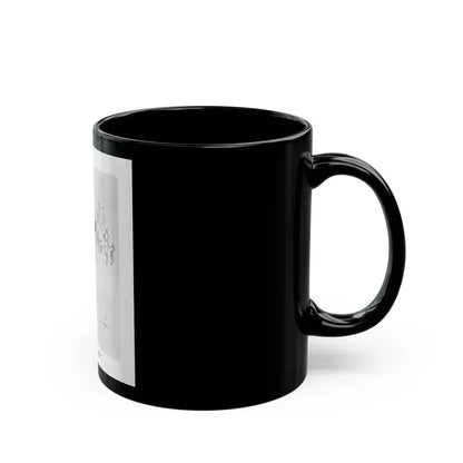 From the Jaye Oliver Archives, Marcelle Chaumont, 1945 - Black Coffee Mug - Go Mug Yourself