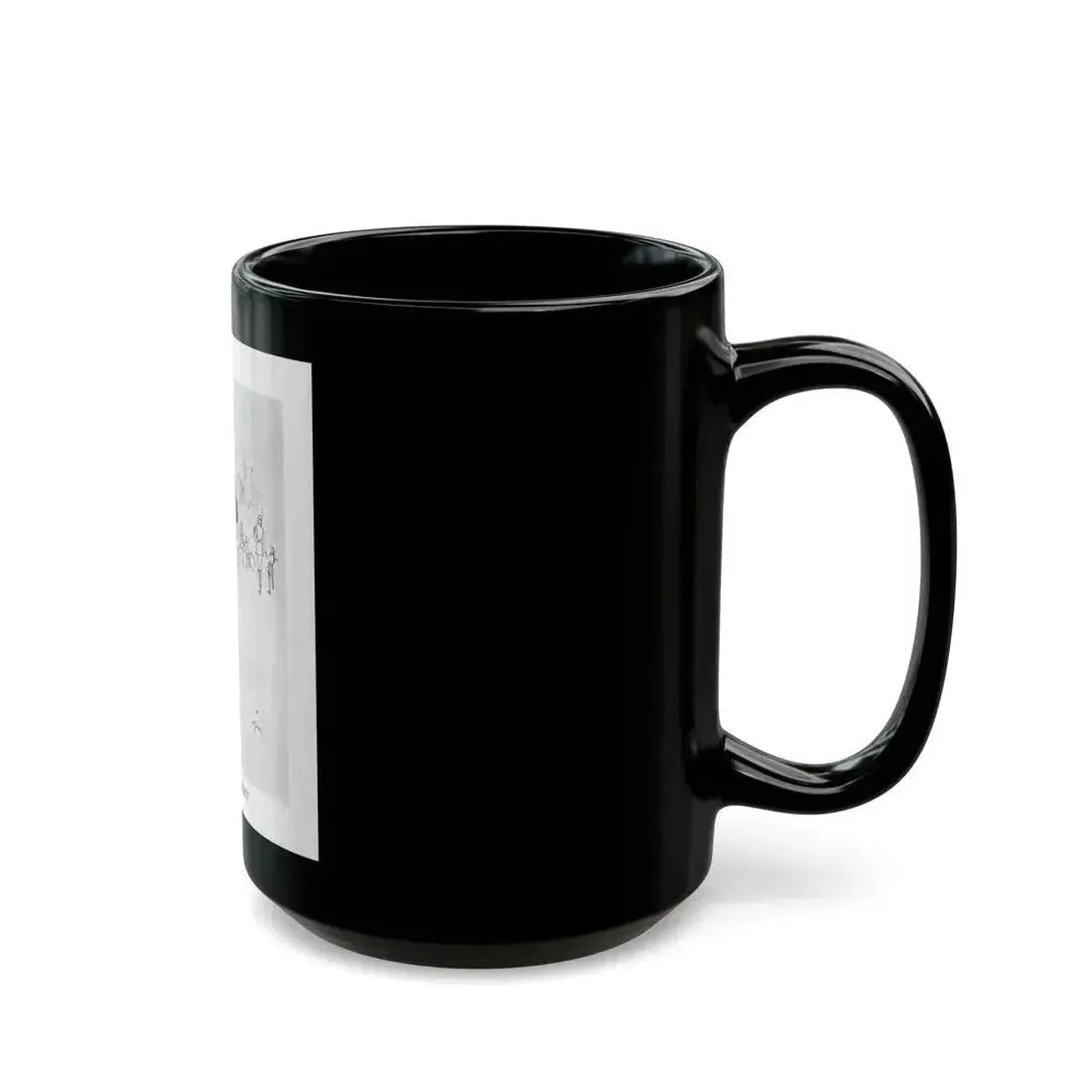 From the Jaye Oliver Archives, Marcelle Chaumont, 1945 - Black Coffee Mug - Go Mug Yourself