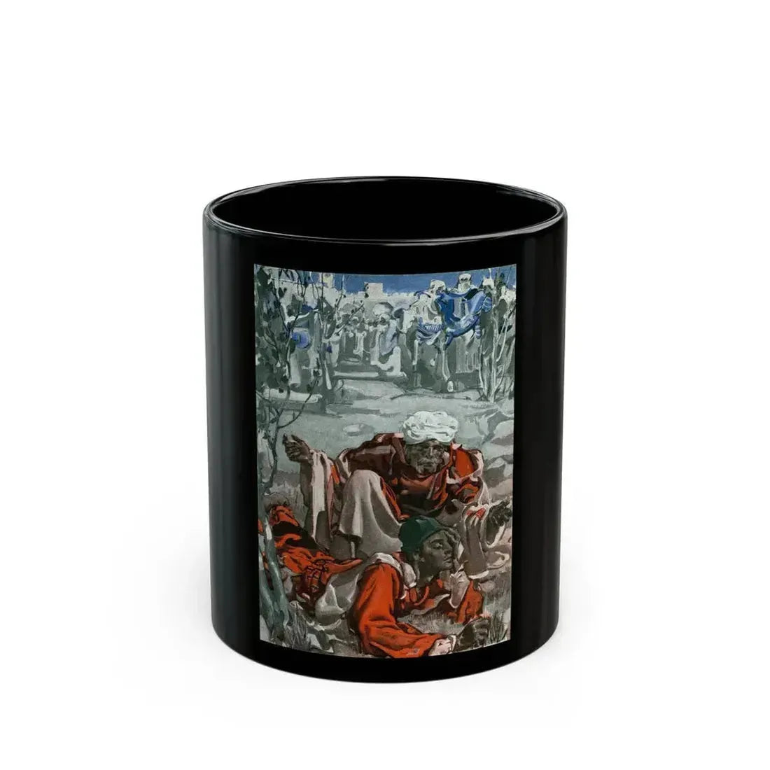 From Whence Cometh My Help (1), Good Housekeeping, December 1931 - Black Coffee Mug 11oz - Go Mug Yourself
