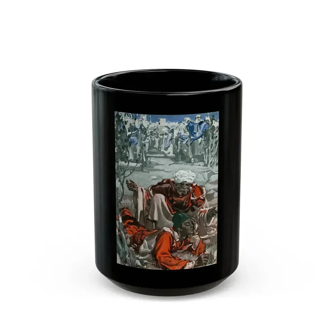 From Whence Cometh My Help (1), Good Housekeeping, December 1931 - Black Coffee Mug 15oz - Go Mug Yourself