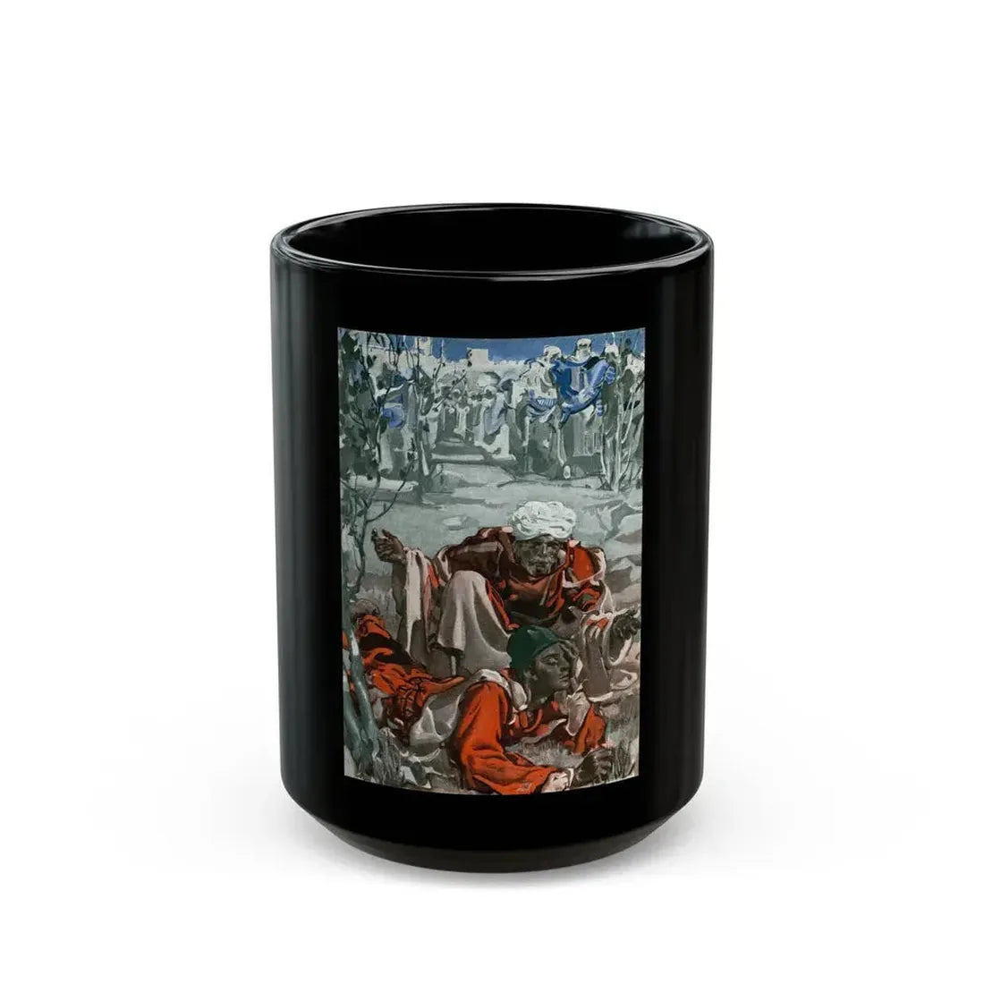 From Whence Cometh My Help (1), Good Housekeeping, December 1931 - Black Coffee Mug 15oz - Go Mug Yourself