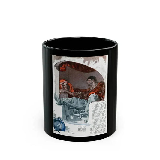 From Whence Cometh My Help (2), Good Housekeeping, December 1931 - Black Coffee Mug 11oz - Go Mug Yourself