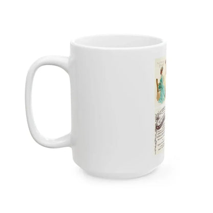 Front and back of advertising postcard for Campbell's Dye Works - White Coffee Mug - Go Mug Yourself