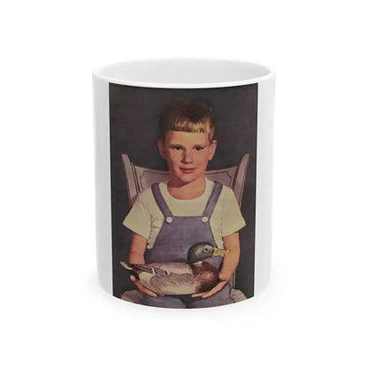 Front Cover, Woman's Day, February 1949 - White Coffee Mug 11oz - Go Mug Yourself