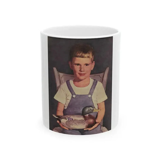 Front Cover, Woman's Day, February 1949 - White Coffee Mug 11oz - Go Mug Yourself