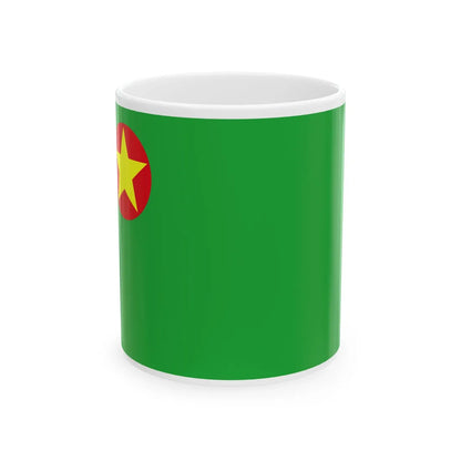 Front Nacional Democratic Bodoland (India) White Coffee Mug 11oz - Go Mug Yourself