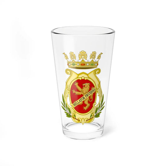 Frosinone-Stemma (Italy) (Coat of Arms) Pint Glass 16oz 16oz - Go Mug Yourself