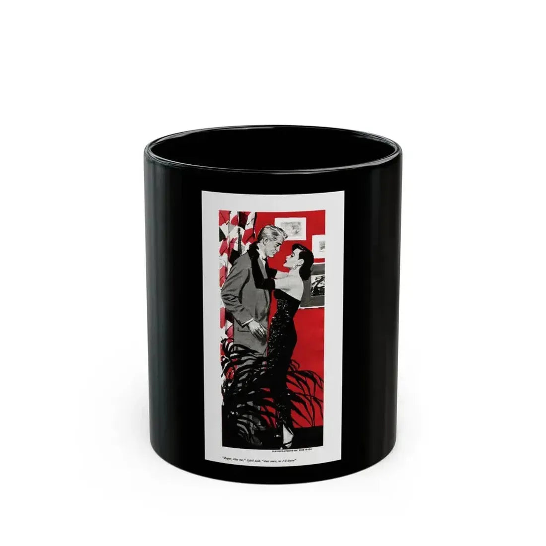 Frost In Heaven (2), The American Magazine, January 1953 - Black Coffee Mug 11oz - Go Mug Yourself
