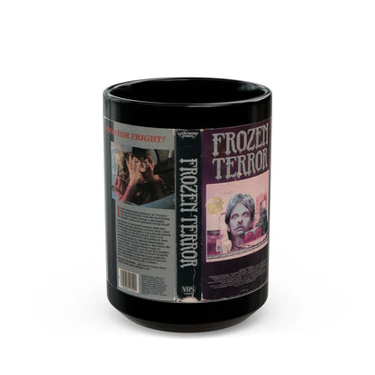 FROZEN TERROR (VHS COVER) - Black Coffee Mug-15oz-Go Mug Yourself