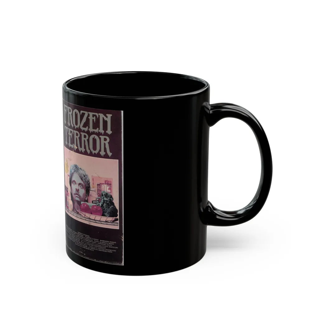 FROZEN TERROR (VHS COVER) - Black Coffee Mug-Go Mug Yourself