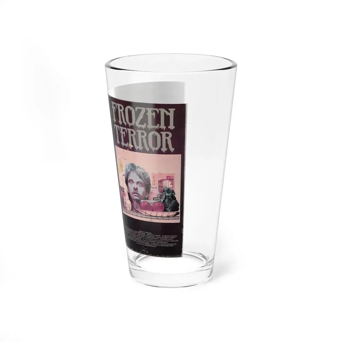 FROZEN TERROR (VHS COVER) Pint Glass 16oz - Go Mug Yourself