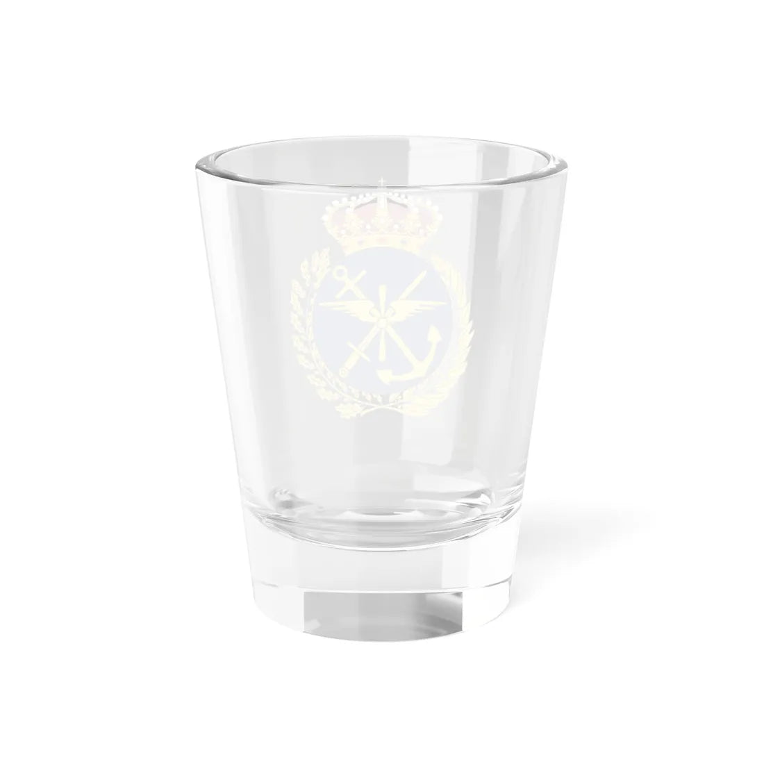 Försvarets forskningsanstalt vapen (Sweden) (Coat of Arms) Shot Glass 1.5oz - Go Mug Yourself