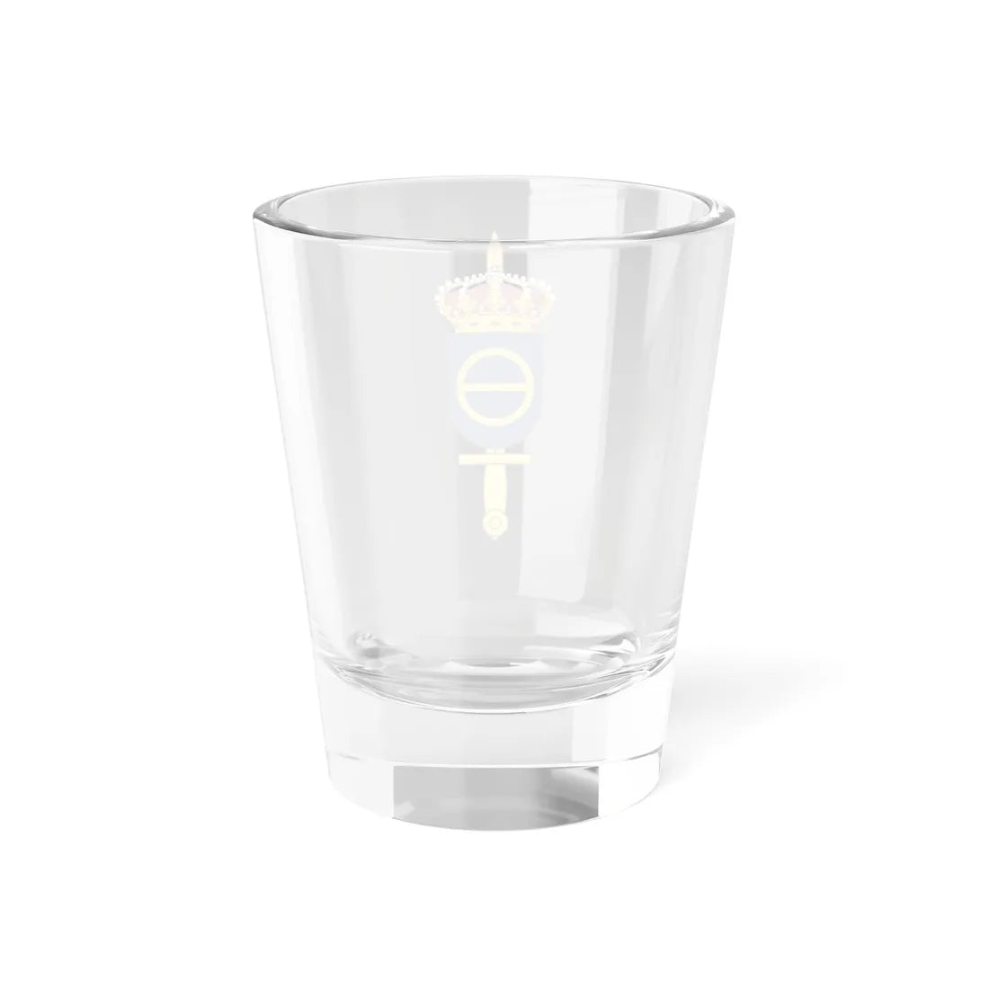 Försvarets krigsspelscentrum vapen (Sweden) (Coat of Arms) Shot Glass 1.5oz - Go Mug Yourself