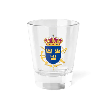 Försvarets läromedelscentral vapen (Sweden) (Coat of Arms) Shot Glass 1.5oz 1.5oz - Go Mug Yourself