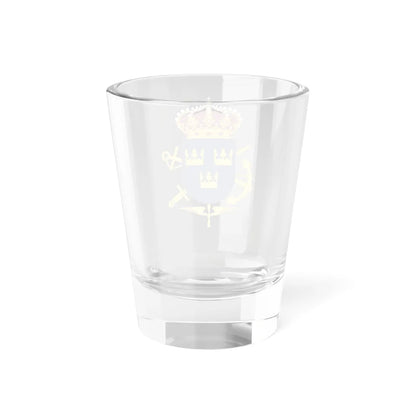 Försvarets läromedelscentral vapen (Sweden) (Coat of Arms) Shot Glass 1.5oz - Go Mug Yourself