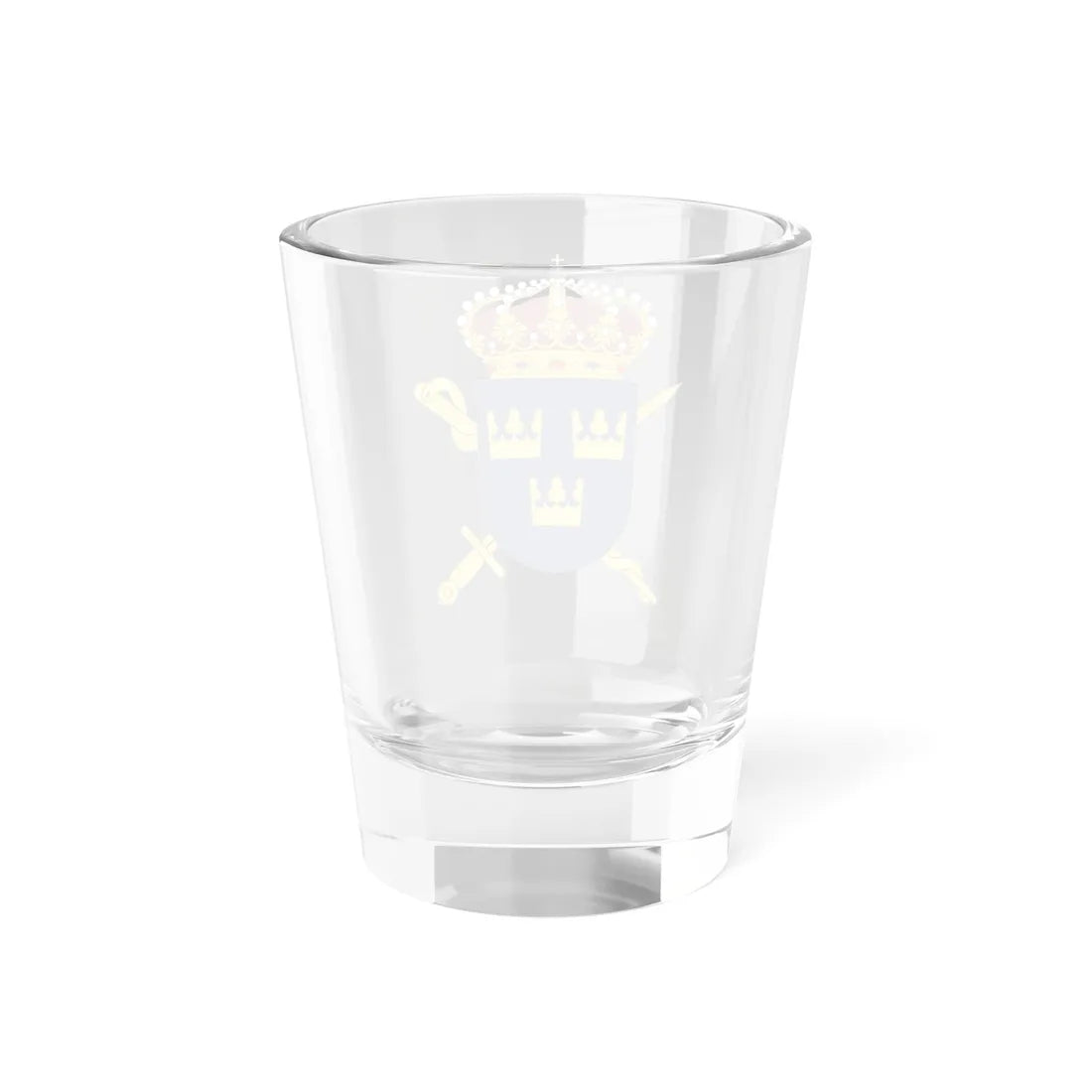 Försvarets sjukvårdsstyrelse vapen (Sweden) (Coat of Arms) Shot Glass 1.5oz - Go Mug Yourself