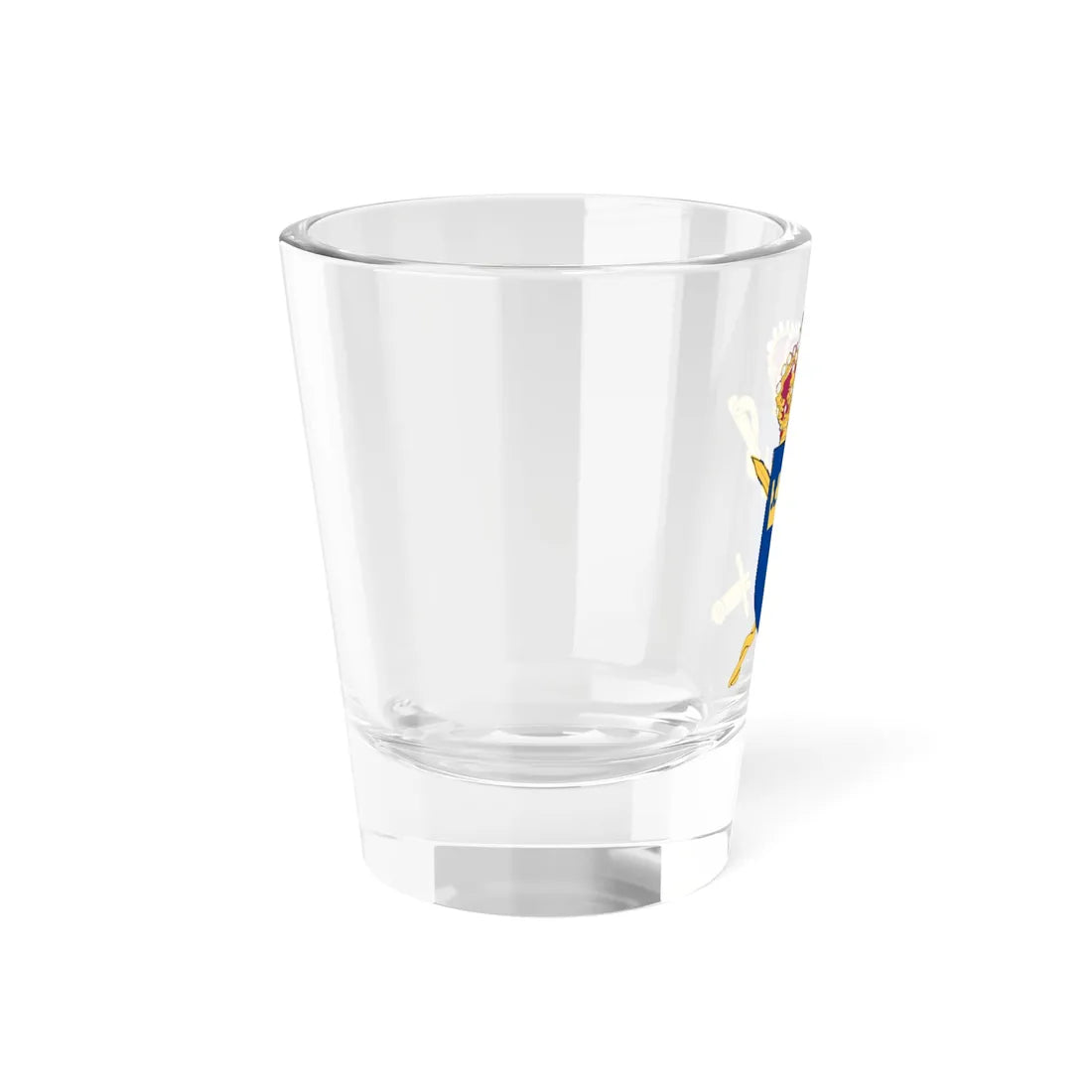 Försvarets sjukvårdsstyrelse vapen (Sweden) (Coat of Arms) Shot Glass 1.5oz - Go Mug Yourself