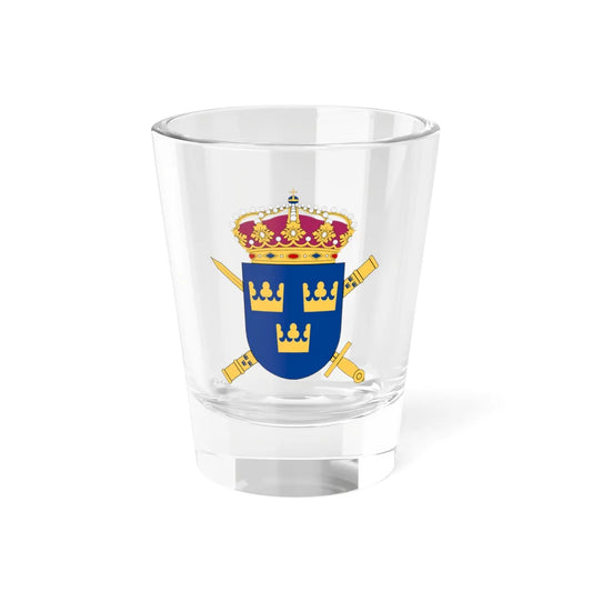 Försvarsdepartementet vapen (Sweden) (Coat of Arms) Shot Glass 1.5oz 1.5oz - Go Mug Yourself