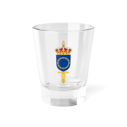 Försvarsmaktens HR-centrum vapen (Sweden) (Coat of Arms) Shot Glass 1.5oz 1.5oz - Go Mug Yourself