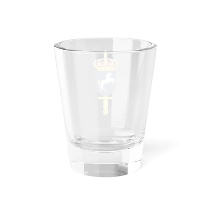 Försvarsmaktens logistik vapen (Sweden) (Coat of Arms) Shot Glass 1.5oz - Go Mug Yourself