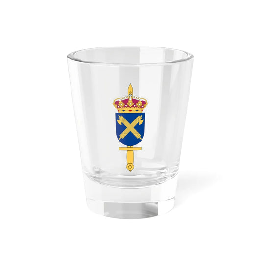 Försvarsmaktens Militärpolisenhet vapen (Sweden) (Coat of Arms) Shot Glass 1.5oz 1.5oz - Go Mug Yourself